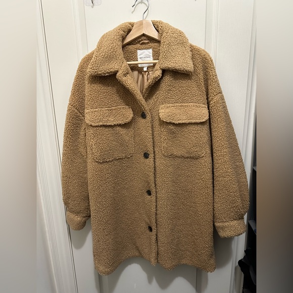 Avec les filles Women's Teddy coat oversize jacket size xs - Picture 2 of 8